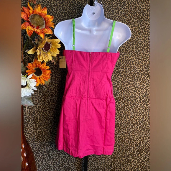 🦋B2G1🦋UNIQUE VINTAGE SMAK PARLOUR Retro Watermelon Crochet Daisy Dress NWT - Picture 6 of 11